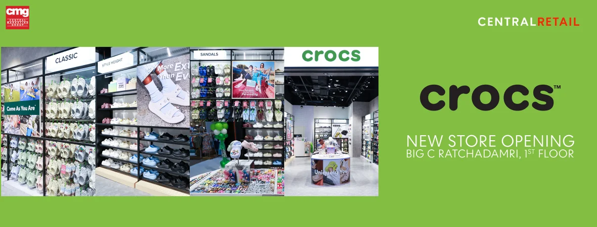 CROCS New Store Opening at BIG C Ratchadamri CMG Central Marketing Group